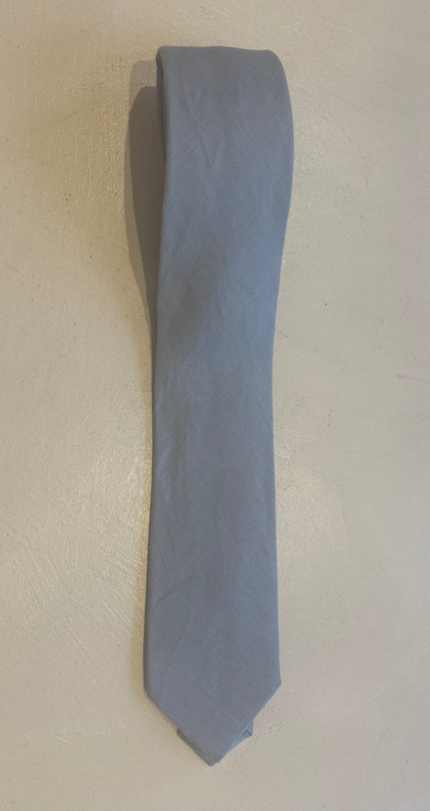 Light Blue Linnen Tie
