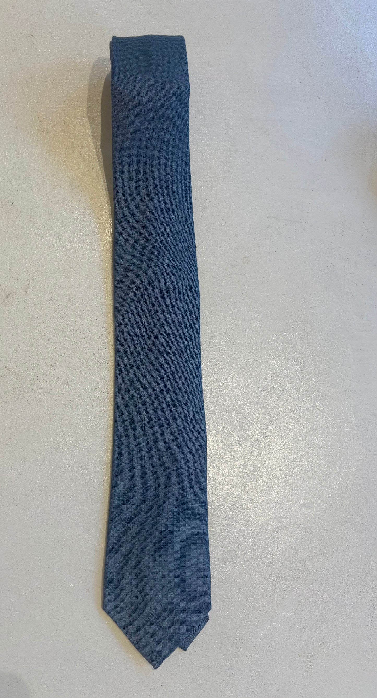 Blue Linnen Tie
