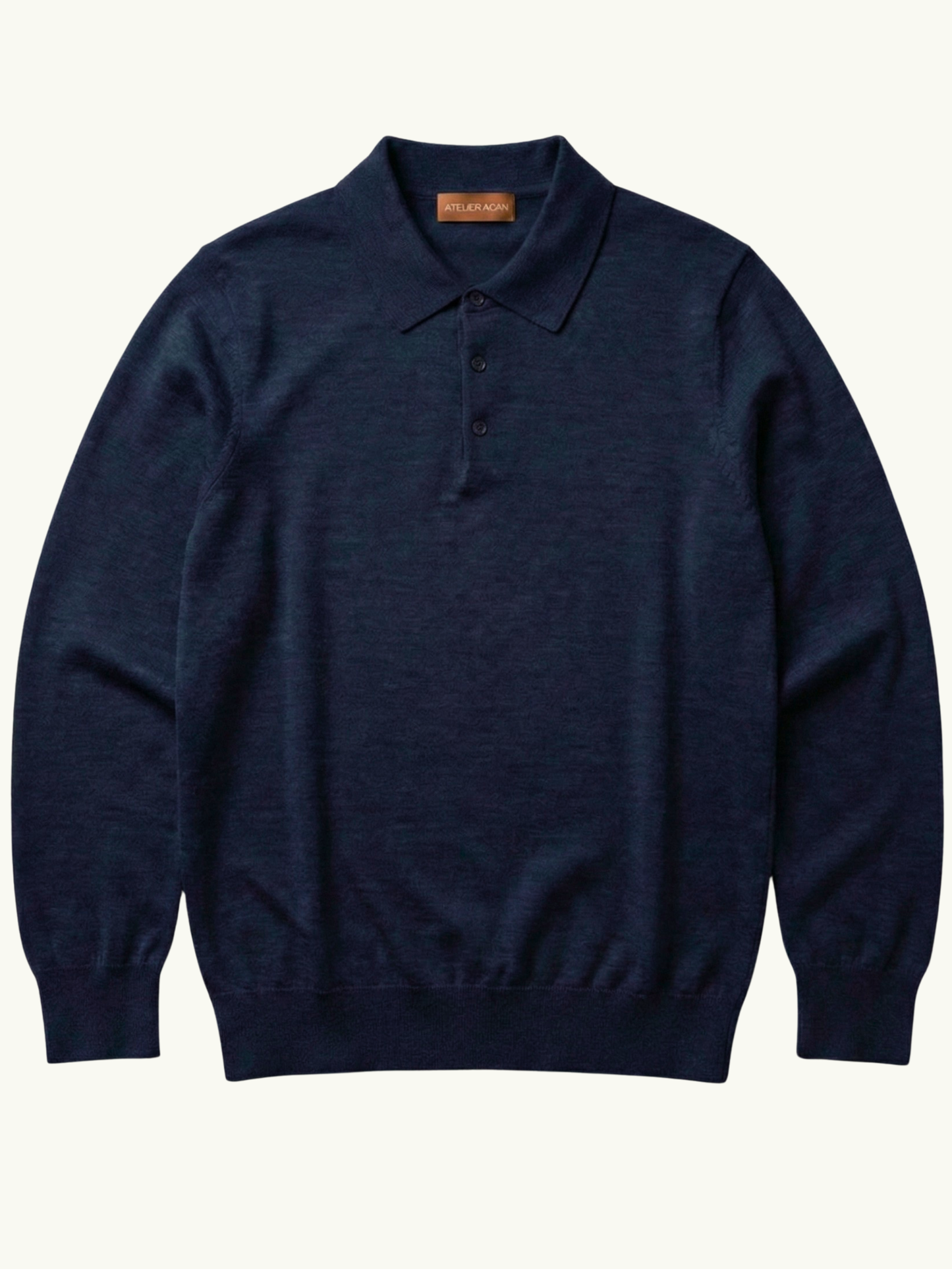 Navy Long Sleeve Polo