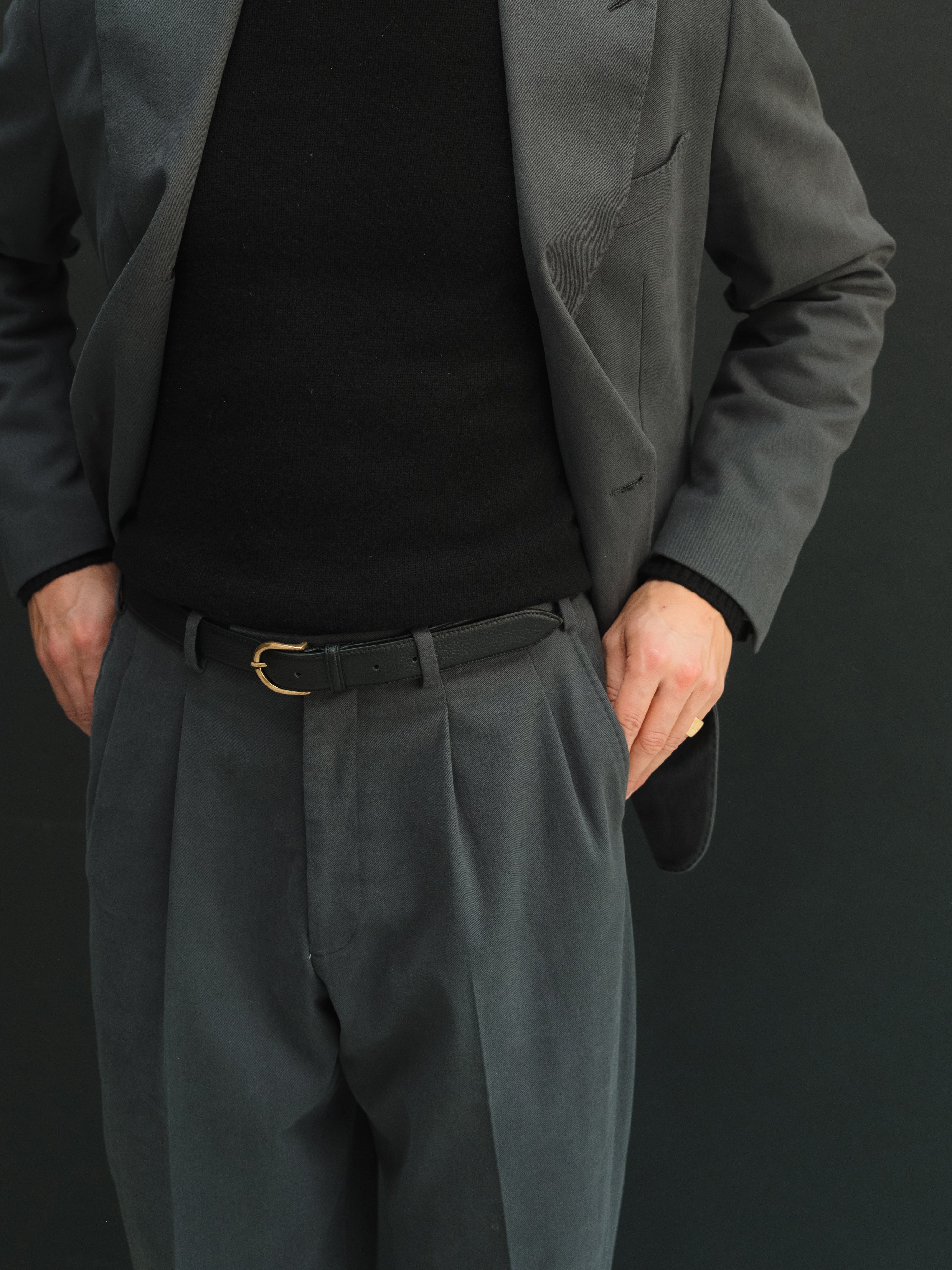 Suits, crafted and available at Atelier ACÀN in Ghent and Antwerp.