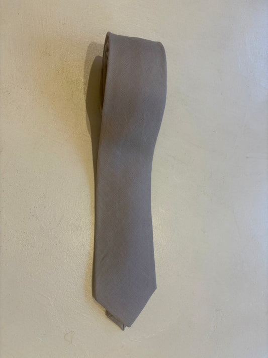 Light Grey Linnen Tie