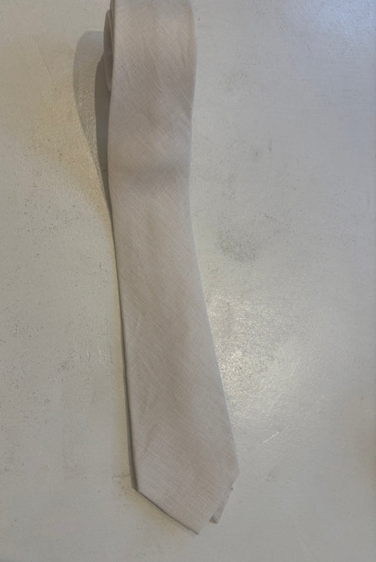 Offwhite Linnen Tie
